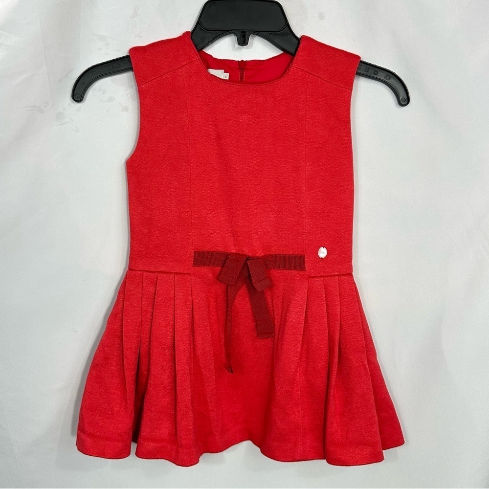 Christian Dior Girls red fit and flare dress size 4
